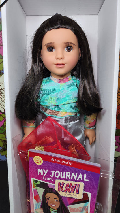 NIB American Girl Doll Kavi With Bollywood Outfit Customized