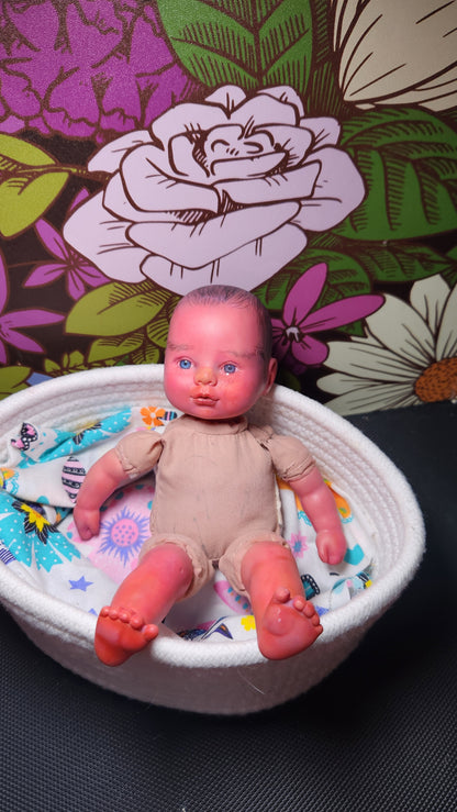 Mini Reborn Baby doll 10 inch Goodwill restore