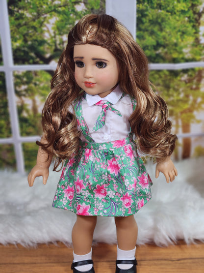 Custom American girl Dol Lila - One of a Kind, Artist Hand-Painted Doll