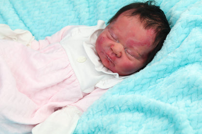Reborn CUDDLE Baby "Leandre" with birthmark